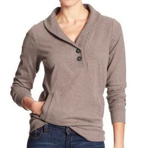 Banana Republic Taupe Pullover with Pockets